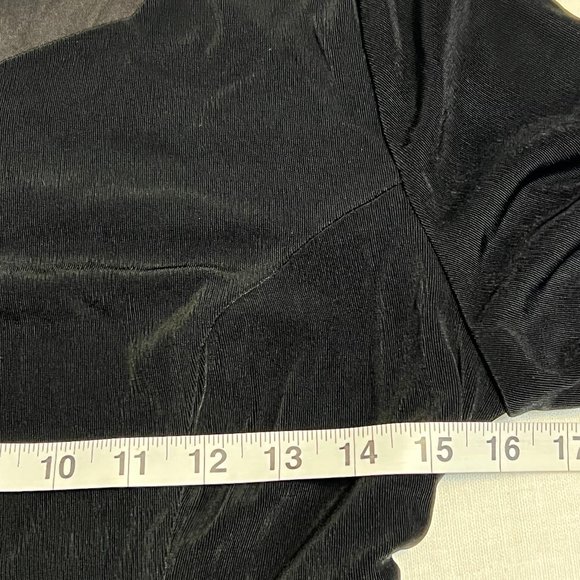 Vintage Y2K PRAISE HYMN Women's Formal Maxi Dress Short Sleeve Black Size XS - Picture 4 of 7